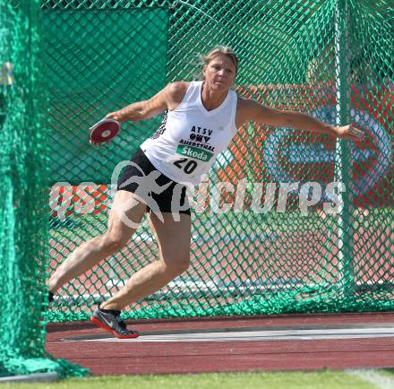 Leichtathletik. Oesterreichische Meisterschaft. Diskus Frauen. Sonja Spendelhofer (ATSV OMV Auersthal). Villach, am 11.7.2010.
Foto: Kuess
---
pressefotos, pressefotografie, kuess, qs, qspictures, sport, bild, bilder, bilddatenbank