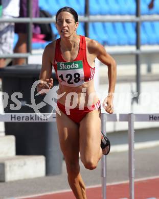 Leichtathletik. Oesterreichische Meisterschaft. 400 Meter Huerden Frauen. Magdalena Kulnik (LG Klagenfurt). Villach, am 10.7.2010.
Foto: Kuess
---
pressefotos, pressefotografie, kuess, qs, qspictures, sport, bild, bilder, bilddatenbank