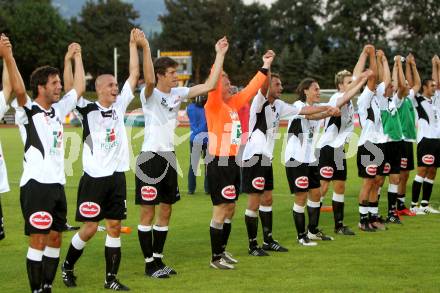 Fussball. Erste Liga. WAC/St. Andrae gegen FC PAX Gratkorn. Jubel WAC.  Wolfsberg, 13.7.2010. 
Foto: Kuess

---
pressefotos, pressefotografie, kuess, qs, qspictures, sport, bild, bilder, bilddatenbank