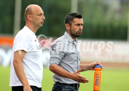 Fussball. Erste Liga. WAC/St. Andrae gegen FC PAX Gratkorn. Co-Trainer Slobodan Grubor, Trainer Nenad Bjelica (WAC).  Wolfsberg, 13.7.2010. 
Foto: Kuess

---
pressefotos, pressefotografie, kuess, qs, qspictures, sport, bild, bilder, bilddatenbank