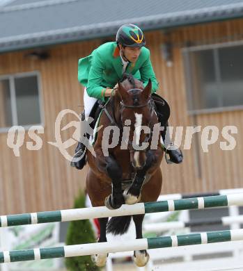 Springreiten. Kaerntner Meisterschaften. Markus Stock auf Quick Step 6. Treffen, am 18.7.2010.
Foto: Kuess
---
pressefotos, pressefotografie, kuess, qs, qspictures, sport, bild, bilder, bilddatenbank