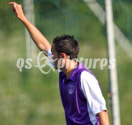 Fussball KFV Cup. Maria Saal gegen SK Austria Klagenfurt. Torjubel Markus Pink (Klagenfurt). Maria Saal, am 20.7.2010.
Foto: Kuess

---
pressefotos, pressefotografie, kuess, qs, qspictures, sport, bild, bilder, bilddatenbank