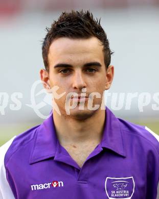 Fussball. SK Austria Klagenfurt. Mannschaftsfototermin. Alexander Percher. Klagenfurt, 20.7.2010.
Foto: Kuess

---
pressefotos, pressefotografie, kuess, qs, qspictures, sport, bild, bilder, bilddatenbank