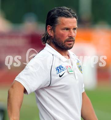 Fussball. Erste Liga. WAC/St. Andrae gegen Vienna FC. Trainer Frenkie Schinkels (Vienna).  Wolfsberg, 23.7.2010. 
Foto: Kuess

---
pressefotos, pressefotografie, kuess, qs, qspictures, sport, bild, bilder, bilddatenbank