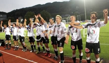 Fussball. Erste Liga. WAC/St. Andrae gegen Vienna FC. Jubel WAC.  Wolfsberg, 23.7.2010. 
Foto: Kuess

---
pressefotos, pressefotografie, kuess, qs, qspictures, sport, bild, bilder, bilddatenbank