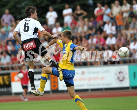 Fussball. Erste Liga. WAC/St. Andrae gegen Vienna FC. Christian Falk. (WAC), Christian Balga (Vienna).  Wolfsberg, 23.7.2010. 
Foto: Kuess

---
pressefotos, pressefotografie, kuess, qs, qspictures, sport, bild, bilder, bilddatenbank