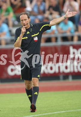 Fussball. Erste Liga. WAC/St. Andrae gegen Vienna FC. Schiedsrichter Dietmar Drabek.  Wolfsberg, 23.7.2010. 
Foto: Kuess

---
pressefotos, pressefotografie, kuess, qs, qspictures, sport, bild, bilder, bilddatenbank