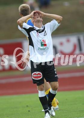 Fussball. Erste Liga. WAC/St. Andrae gegen Vienna FC. Manuel Kerhe (WAC).  Wolfsberg, 23.7.2010. 
Foto: Kuess

---
pressefotos, pressefotografie, kuess, qs, qspictures, sport, bild, bilder, bilddatenbank