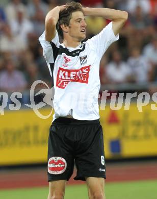 Fussball. Erste Liga. WAC/St. Andrae gegen Vienna FC. Christian Falk (WAC).  Wolfsberg, 23.7.2010. 
Foto: Kuess

---
pressefotos, pressefotografie, kuess, qs, qspictures, sport, bild, bilder, bilddatenbank