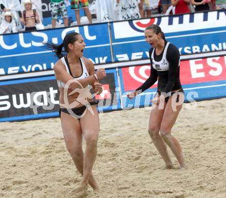 Beachvolleyball Grand Slam Klagenfurt. Kerstin Pichler, Cornelia Rimser.
Klagenfurt, 27.7.2010.
Foto: Kuess
---
pressefotos, pressefotografie, kuess, qs, qspictures, sport, bild, bilder, bilddatenbank