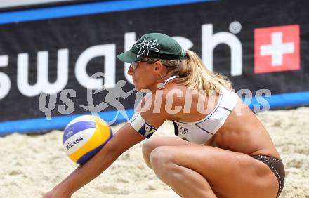 Beachvolleyball Grand Slam.  Barbara Hansel. Klagenfurt, 28.7.2010.
Foto: Kuess

---
pressefotos, pressefotografie, kuess, qs, qspictures, sport, bild, bilder, bilddatenbank