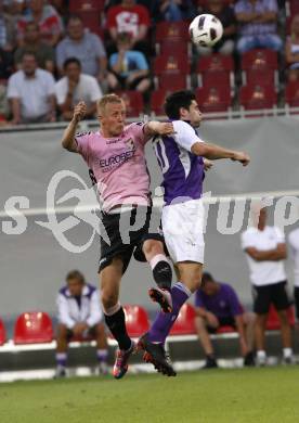 Fussball Testspiel. SK Austria Klagenfurt gegen US Palermo. Stephan Buergler (Klagenfurt). Klagenfurt, am 28.7.2010.
Foto: Kuess 
---
pressefotos, pressefotografie, kuess, qs, qspictures, sport, bild, bilder, bilddatenbank