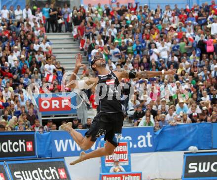 Beachvolleyball Grand Slam. DOPPLER Clemens. Klagenfurt, 30.7.2010.
Foto: Kuess

---
pressefotos, pressefotografie, kuess, qs, qspictures, sport, bild, bilder, bilddatenbank