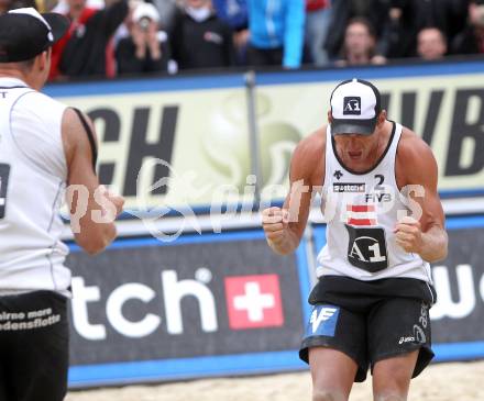 Beachvolleyball Grand Slam.  HUPFER Daniel. Klagenfurt, 30.7.2010.
Foto: Kuess

---
pressefotos, pressefotografie, kuess, qs, qspictures, sport, bild, bilder, bilddatenbank