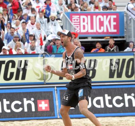 Beachvolleyball Grand Slam. DOPPLER Clemens. Klagenfurt, 30.7.2010.
Foto: Kuess

---
pressefotos, pressefotografie, kuess, qs, qspictures, sport, bild, bilder, bilddatenbank