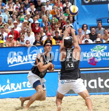 Beachvolleyball Grand Slam. GOSCH Florian, HORST Alexander. Klagenfurt, 30.7.2010.
Foto: Kuess

---
pressefotos, pressefotografie, kuess, qs, qspictures, sport, bild, bilder, bilddatenbank