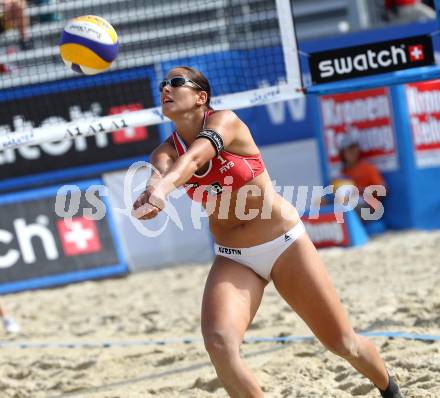 Beachvolleyball Grand Slam. Kerstin Pichler,  (AUT). Klagenfurt, 29.7.2010.
Foto: Kuess

---
pressefotos, pressefotografie, kuess, qs, qspictures, sport, bild, bilder, bilddatenbank