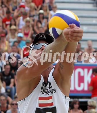 Beachvolleyball Grand Slam.  Alexander Horst (AUT). Klagenfurt, 29.7.2010.
Foto: Kuess

---
pressefotos, pressefotografie, kuess, qs, qspictures, sport, bild, bilder, bilddatenbank