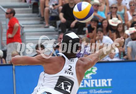 Beachvolleyball Grand Slam. Alexander Horst (AUT). Klagenfurt, 29.7.2010.
Foto: Kuess

---
pressefotos, pressefotografie, kuess, qs, qspictures, sport, bild, bilder, bilddatenbank