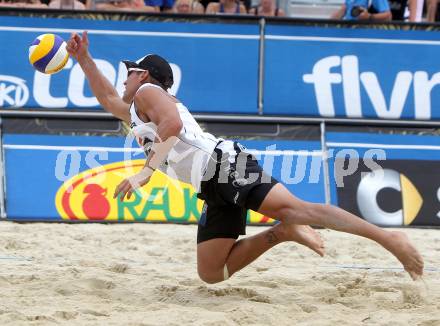 Beachvolleyball Grand Slam. Alexander Horst (AUT). Klagenfurt, 29.7.2010.
Foto: Kuess

---
pressefotos, pressefotografie, kuess, qs, qspictures, sport, bild, bilder, bilddatenbank