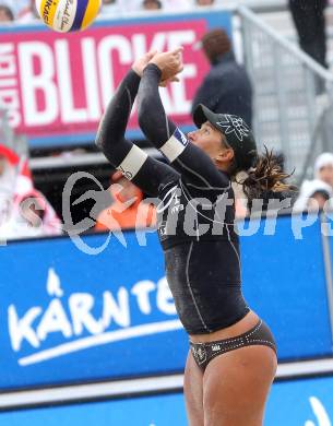 Beachvolleyball Grand Slam. Sara Montagnolli, . Klagenfurt, 30.7.2010.
Foto: Kuess

---
pressefotos, pressefotografie, kuess, qs, qspictures, sport, bild, bilder, bilddatenbank