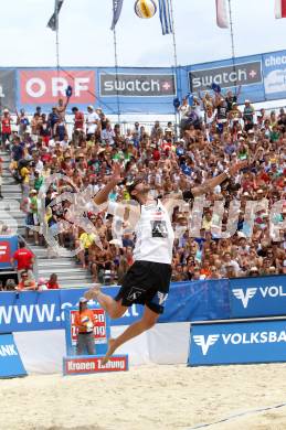 Beachvolleyball Grand Slam. Clemens Doppler, (AUT). Klagenfurt, 29.7.2010.
Foto: Kuess

---
pressefotos, pressefotografie, kuess, qs, qspictures, sport, bild, bilder, bilddatenbank