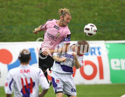 Fussball Testspiel. SAK gegen US Palermo. Christian Samitsch (SAK), Federico Balzaretti (Palermo). St. Veit, am 29.7.2010.
Foto: Kuess
---
pressefotos, pressefotografie, kuess, qs, qspictures, sport, bild, bilder, bilddatenbank