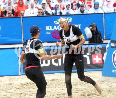 Beachvolleyball Grand Slam. Stefanie Schwaiger, Doris Schwaiger. Klagenfurt, 30.7.2010.
Foto: Kuess

---
pressefotos, pressefotografie, kuess, qs, qspictures, sport, bild, bilder, bilddatenbank