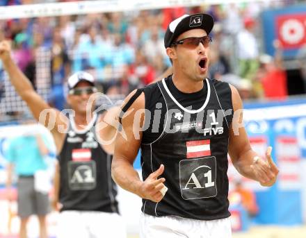 Beachvolleyball Grand Slam. GOSCH Florian, HORST Alexander. Klagenfurt, 30.7.2010.
Foto: Kuess

---
pressefotos, pressefotografie, kuess, qs, qspictures, sport, bild, bilder, bilddatenbank