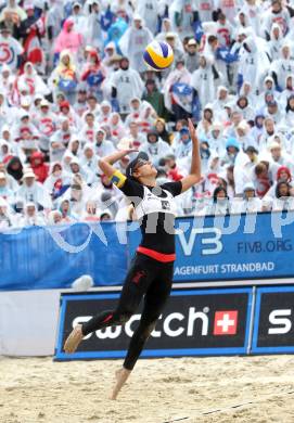 Beachvolleyball Grand Slam.  Doris Schwaiger. Klagenfurt, 30.7.2010.
Foto: Kuess

---
pressefotos, pressefotografie, kuess, qs, qspictures, sport, bild, bilder, bilddatenbank