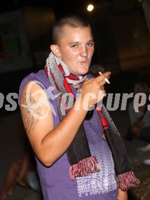 Fussball Testspiel. SK Austria Klagenfurt gegen US Palermo. Fans (Klagenfurt). Klagenfurt, am 28.7.2010.
Foto: Kuess 
---
pressefotos, pressefotografie, kuess, qs, qspictures, sport, bild, bilder, bilddatenbank