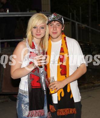 Fussball Testspiel. SK Austria Klagenfurt gegen US Palermo. Fans (Klagenfurt). Klagenfurt, am 28.7.2010.
Foto: Kuess 
---
pressefotos, pressefotografie, kuess, qs, qspictures, sport, bild, bilder, bilddatenbank