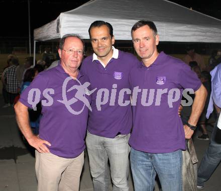 Fussball Testspiel. SK Austria Klagenfurt gegen US Palermo. Fans (Klagenfurt). Franz Widrich, Matthias Reichhold. Klagenfurt, am 28.7.2010.
Foto: Kuess 
---
pressefotos, pressefotografie, kuess, qs, qspictures, sport, bild, bilder, bilddatenbank