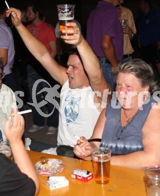 Fussball Testspiel. SK Austria Klagenfurt gegen US Palermo. Fans (Klagenfurt). Klagenfurt, am 28.7.2010.
Foto: Kuess 
---
pressefotos, pressefotografie, kuess, qs, qspictures, sport, bild, bilder, bilddatenbank