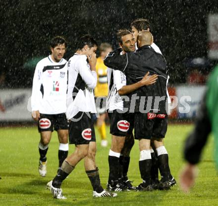 Fussball. Erste Liga. WAC/St. Andrae gegen SCR Altach. Jubel (WAC).  Wolfsberg, 6.8.2010. 
Foto: Kuess

---
pressefotos, pressefotografie, kuess, qs, qspictures, sport, bild, bilder, bilddatenbank