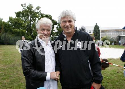 Fussball. Regionalliga. SAK gegen LASK. Trainer Jagodic Alois (SAK), Trainer Toni Polster (LASK). Klagenfurt, 7.8.2010.
Foto: Kuess
---
pressefotos, pressefotografie, kuess, qs, qspictures, sport, bild, bilder, bilddatenbank