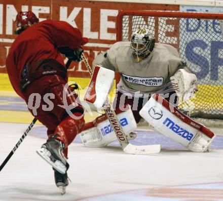 EBEL. Eishockeybundesliga. internes Testspiel KAC. Andy Chiodo. Klagenfurt am 12.8.2010
Foto: Kuess
---
pressefotos, pressefotografie, kuess, qs, qspictures, sport, bild, bilder, bilddatenbank