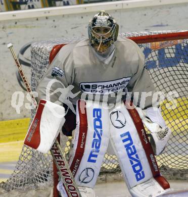 EBEL. Eishockeybundesliga. internes Testspiel KAC. Andy Chiodo. Klagenfurt am 12.8.2010
Foto: Kuess
---
pressefotos, pressefotografie, kuess, qs, qspictures, sport, bild, bilder, bilddatenbank