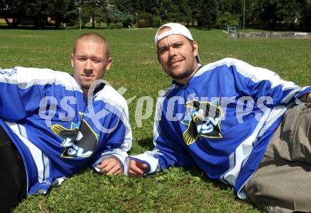 EBEL. Eishockey Bundesliga. Ankunft Matt Ryan, Kevin Mitchell (VSV). Klagenfurt, am 8.8.2010.
Foto: Kuess
---
pressefotos, pressefotografie, kuess, qs, qspictures, sport, bild, bilder, bilddatenbank