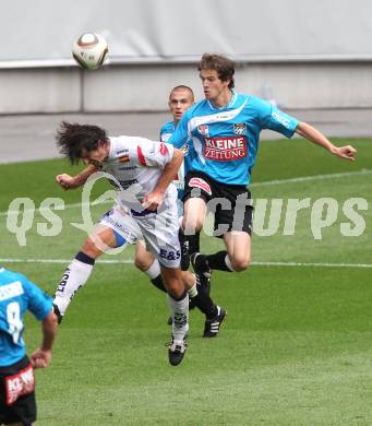 Fussball OEFB Cup. SAK KLagenfurt gegen WAC/St. Andrae. Marko Kriznik (SAK), Chrhistian Falk (WAC/St. Andrae). Klagenfurt, am 14.8.2010.
Foto: Kuess
---
pressefotos, pressefotografie, kuess, qs, qspictures, sport, bild, bilder, bilddatenbank