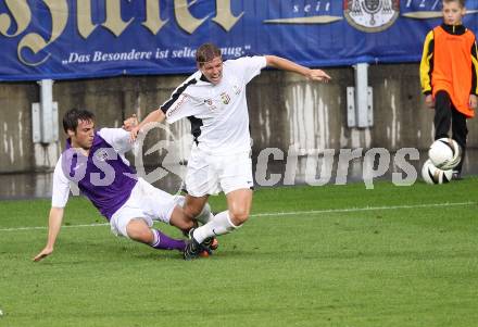 Fussball OEFB Cup. SK Austria Klagenfurt gegen LASK. Helmut Koenig (Klagenfurt), Thomas Krammer (LASK). Klagenfurt, am 14.8.2010.
Foto: Kuess
---
pressefotos, pressefotografie, kuess, qs, qspictures, sport, bild, bilder, bilddatenbank