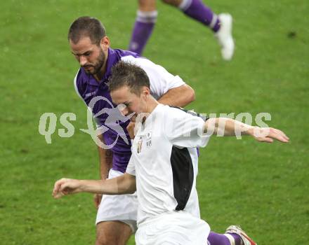 Fussball OEFB Cup. SK Austria Klagenfurt gegen LASK. Oliver Pusztai (Klagenfurt), Lukas Kragl (LASK). Klagenfurt, am 14.8.2010.
Foto: Kuess
---
pressefotos, pressefotografie, kuess, qs, qspictures, sport, bild, bilder, bilddatenbank