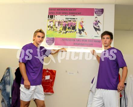 Fussball. SK Austria Klagenfurt. Peter Pucker, Mathias Wrienz. Klagenfurt, 6.8.2010.
Foto: Kuess
---
pressefotos, pressefotografie, kuess, qs, qspictures, sport, bild, bilder, bilddatenbank