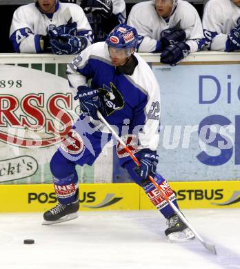 EBEL. Eishockeybundesliga Testspiel. VSV gegen Zagreb. Kuznik Greg(VSV). Villach am 15.8.2010
Foto: Kuess 
---
pressefotos, pressefotografie, kuess, qs, qspictures, sport, bild, bilder, bilddatenbank