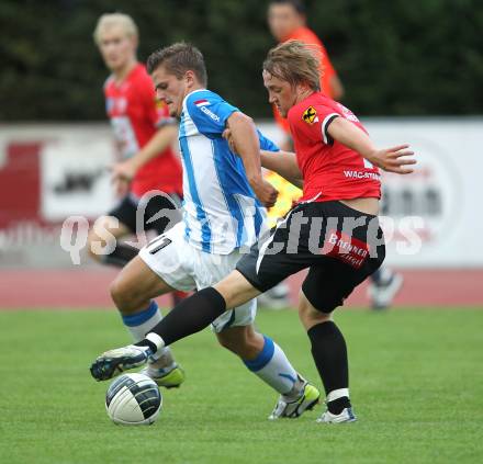 Fussball Kaerntner Liga. VSV gegen RZ Pellets WAC/St. Andrae 1b. Ivan Drmac (VSV), Mario Samitsch (WAC). Villach, am 18.8.2010.
Foto: Kuess
---
pressefotos, pressefotografie, kuess, qs, qspictures, sport, bild, bilder, bilddatenbank