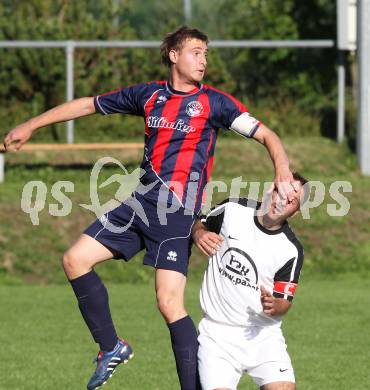 Fussball Unterliga Ost. SV Ludmannsdorf gegen Annabichler SV. Stefan Modritsch (Ludmannsdorf), Markus Christian Langusch (ASV). Ludmannsdorf, am 15.8.2010.
Foto: Kuess
---
pressefotos, pressefotografie, kuess, qs, qspictures, sport, bild, bilder, bilddatenbank