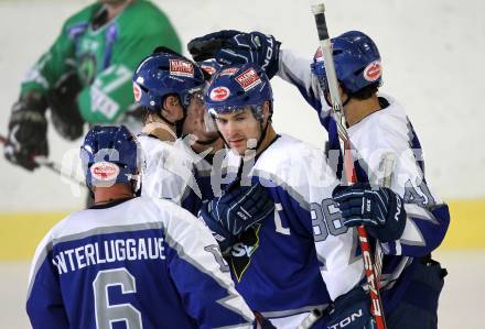 Eishockey. Testspiel. VSV gegen HDD Tilia Olimpija. Torjubel (VSV).
Bled, 19.8.2010.
Foto: Kuess
---
pressefotos, pressefotografie, kuess, qs, qspictures, sport, bild, bilder, bilddatenbank