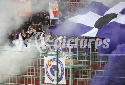 Fussball. Regionalliga. SK Austria Klagenfurt gegen Union St. Florian . Fans (Klagenfurt). Klagenfurt, 6.8.2010. 
Foto: Kuess

---
pressefotos, pressefotografie, kuess, qs, qspictures, sport, bild, bilder, bilddatenbank