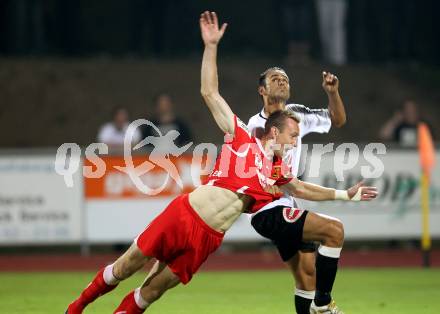 Fussball 1. Liga. RZ Pellets WAC/St. Andrae gegen Trenkwalder Admira. Nenad Jovanovic, (WAC),  Guenther Friesenbichler (Admira). Wolfsberg, 20.8.2010.
Foto: Kuess

---
pressefotos, pressefotografie, kuess, qs, qspictures, sport, bild, bilder, bilddatenbank