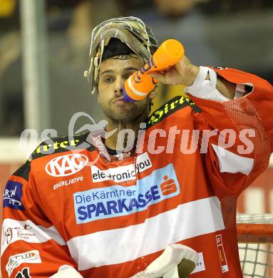 Eishockey Testspiel. EC KAC gegen Kassel Huskies.  Andy Chiodo (KAC). Klagenfurt, am 22.8.2010.
Foto: Kuess 

---
pressefotos, pressefotografie, kuess, qs, qspictures, sport, bild, bilder, bilddatenbank